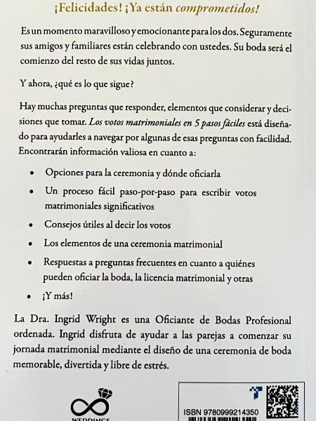 Los Votos Matrimoniales En 5 Passos Fáciles