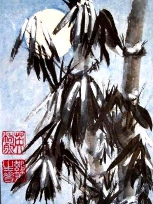 Winter Bamboo (29"X14")