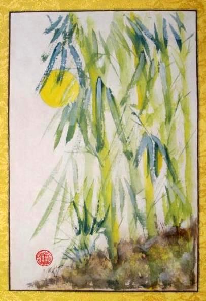 Sunny Bamboo (29"X14")-SOLD